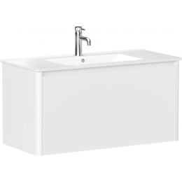 Тумба под раковину Allen Brau Gravity 100 1.370014.WM белый матовый