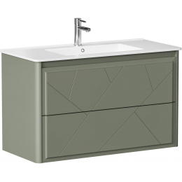 Тумба под раковину Allen Brau Paris 100 1.360002.CGM олива матовый