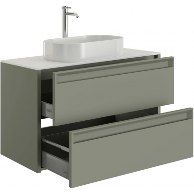 Тумба под раковину Allen Brau Fantasy 80 1.11001.CGM 2.0 олива матовый купить с доставкой. 100% Оригинал. Гарантия!