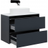 Тумба под раковину Allen Brau Activity 90 1.34005.AM антрацит матовый/черный браш купить с доставкой. 100% Оригинал. Гарантия!