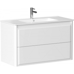 Тумба под раковину Allen Brau Paris 100 1.360002.WM белый матовый