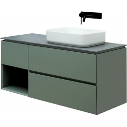 Тумба под раковину Allen Brau Infinity 120 1.21007.CGM R олива матовый