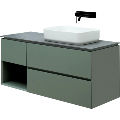 Тумба под раковину Allen Brau Infinity 120 1.21007.CGM R олива матовый купить с доставкой. 100% Оригинал. Гарантия!