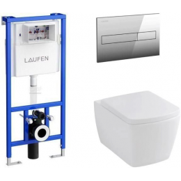 Комплект унитаз с инсталляцией, кнопкой и сиденьем микролифт Allen Brau Liberty 00316507 Комплект унитаз с инсталляцией, кнопкой и сиденьем микролифт Allen Brau Liberty 00316507