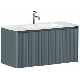 Тумба под раковину Allen Brau Gravity 100 1.370018.BGM синий матовый