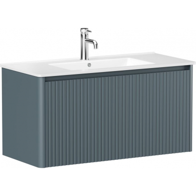 Тумба под раковину Allen Brau Gravity 100 1.370018.BGM синий матовый купить с доставкой. 100% Оригинал. Гарантия!