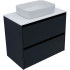 Тумба под раковину Allen Brau Activity 80 1.34004.AM антрацит матовый/черный браш купить с доставкой. 100% Оригинал. Гарантия!
