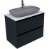 Тумба под раковину Allen Brau Activity 80 1.34004.AM антрацит матовый/черный браш купить с доставкой. 100% Оригинал. Гарантия!