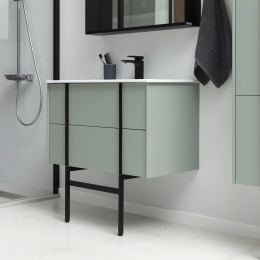 Тумба под раковину Allen Brau Reality 100 1.32007.CGM олива матовый