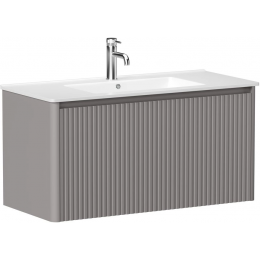 Тумба под раковину Allen Brau Gravity 100 1.370018.PGM платина матовый