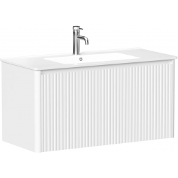 Тумба под раковину Allen Brau Gravity 100 1.370018.WM белый матовый