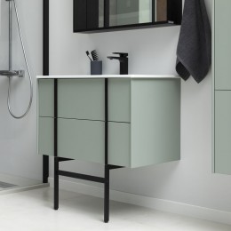 Тумба под раковину Allen Brau Reality 70 1.32004.CGM олива матовый