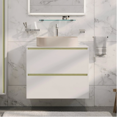 Тумба под раковину Allen Brau Activity 90 1.34013.WM белый матовый/олива браш купить с доставкой. 100% Оригинал. Гарантия!