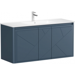 Тумба под раковину Allen Brau Paris 120 1.360004.BGM синий матовый