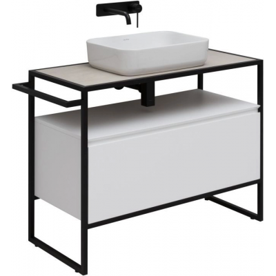 Тумба под раковину Allen Brau Priority 100 1.31003.WM белый матовый купить с доставкой. 100% Оригинал. Гарантия!