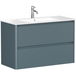 Тумба под раковину Allen Brau Gravity 100 1.370010.BGM синий матовый