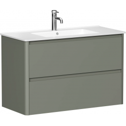 Тумба под раковину Allen Brau Gravity 100 1.370010.CGM олива матовый