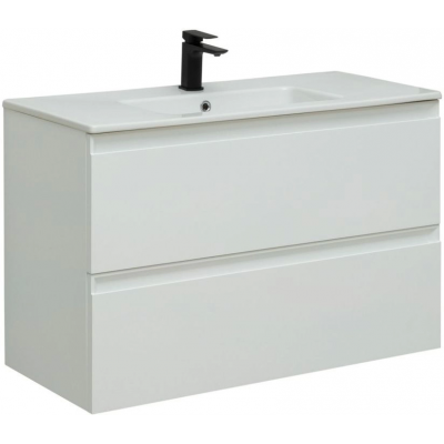 Тумба под раковину Allen Brau Eclipse 100 1.E1003.WM белый матовый купить с доставкой. 100% Оригинал. Гарантия!