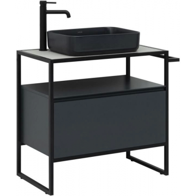 Тумба под раковину Allen Brau Priority 80 1.31002.AM антрацит матовый купить с доставкой. 100% Оригинал. Гарантия!