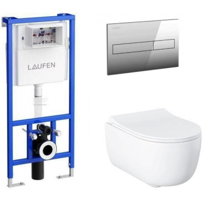 Комплект унитаз с инсталляцией, кнопкой и сиденьем микролифт Allen Brau Priority 00316509 купить с доставкой. 100% Оригинал. Гарантия!