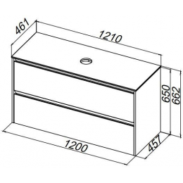 Столешница Allen Brau Activity 100 1.34025.ST серый
