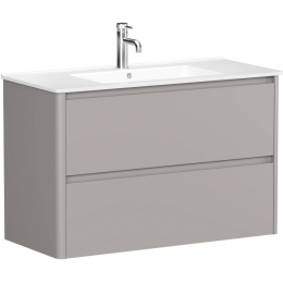 Тумба под раковину Allen Brau Gravity 100 1.370010.PGM платина матовый