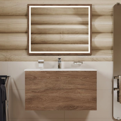 Тумба под раковину Allen Brau Glority 100 1.35002.NW дуб антик купить с доставкой. 100% Оригинал. Гарантия!