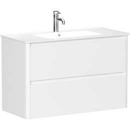 Тумба под раковину Allen Brau Gravity 100 1.370010.WM белый матовый