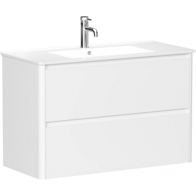 Тумба под раковину Allen Brau Gravity 100 1.370010.WM белый матовый купить с доставкой. 100% Оригинал. Гарантия!