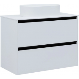 Тумба под раковину Allen Brau Activity 90 1.34005.WM белый матовый/черный браш Тумба под раковину Allen Brau Activity 90 1.34005.WM белый матовый/черный браш