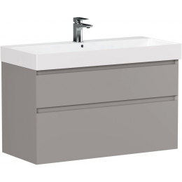 Тумба под раковину Allen Brau Infinity 100 1.210027.PGM платина матовый