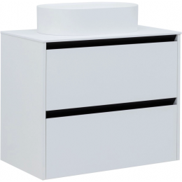 Тумба под раковину Allen Brau Activity 80 1.34004.WM белый матовый/черный браш Тумба под раковину Allen Brau Activity 80 1.34004.WM белый матовый/черный браш