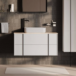 Тумба под раковину Allen Brau Reality 100 1.32007.WM белый матовый