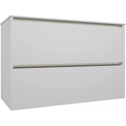 Тумба под раковину Allen Brau Activity 100 1.34006.WM белый матовый/черный браш Тумба под раковину Allen Brau Activity 100 1.34006.WM белый матовый/черный браш