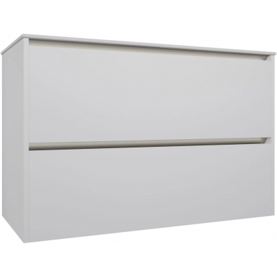 Тумба под раковину Allen Brau Activity 100 1.34006.WM белый матовый/черный браш купить с доставкой. 100% Оригинал. Гарантия!