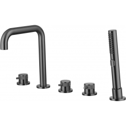 Смеситель на борт ванны Allen Brau Priority 5.31007-MG серый Смеситель на борт ванны Allen Brau Priority 5.31007-MG серый