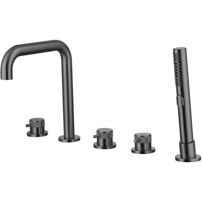 Смеситель на борт ванны Allen Brau Priority 5.31007-MG серый купить с доставкой. 100% Оригинал. Гарантия!