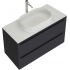Тумба под раковину Allen Brau Fantasy 100 1.11003.AM 2.0 антрацит матовый купить с доставкой. 100% Оригинал. Гарантия!