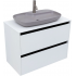 Тумба под раковину Allen Brau Activity 90 1.34005.WM белый матовый/черный браш купить с доставкой. 100% Оригинал. Гарантия!