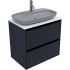 Тумба под раковину Allen Brau Activity 70 1.34003.AM антрацит матовый/черный браш купить с доставкой. 100% Оригинал. Гарантия!