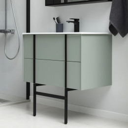 Тумба под раковину Allen Brau Reality 90 1.32006.CGM олива матовый