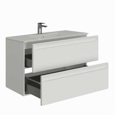 Тумба под раковину Allen Brau Eclipse 100 1.E1003.WM 2.0 белый матовый купить с доставкой. 100% Оригинал. Гарантия!