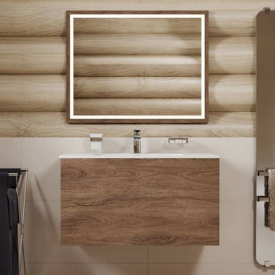 Тумба под раковину Allen Brau Glority 90 1.35001.NW дуб антик купить с доставкой. 100% Оригинал. Гарантия!