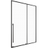 Душевая дверь в нишу Allen Brau Fantasy 140 см. профиль черный, стекло прозрачное купить с доставкой. 100% Оригинал. Гарантия!