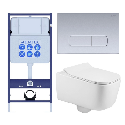 Комплект унитаз с инсталляцией, кнопкой и сиденьем микролифт Aquatek Лугано SET AQUATEK ЛУГАНО-014 4в1 безободковый купить с доставкой. 100% Оригинал. Гарантия! Комплект унитаз с инсталляцией, кнопкой и сиденьем микролифт Aquatek Лугано SET AQUATEK ЛУГАНО-014 4в1 безободковый купить с доставкой. 100% Оригинал. Гарантия!