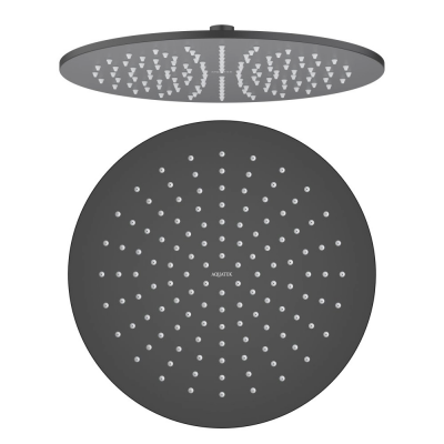 Круглый верхний душ 300*7 мм AQUATEK, матовый черный AQ2079MB купить с доставкой. 100% Оригинал. Гарантия!