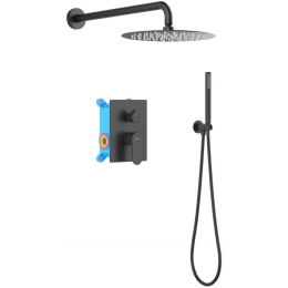 Set 3 в 1 душевой комплект AQUATEK, матовый черный AQ1272MB ОБЕРОН Set 3 в 1 душевой комплект AQUATEK, матовый черный AQ1272MB ОБЕРОН