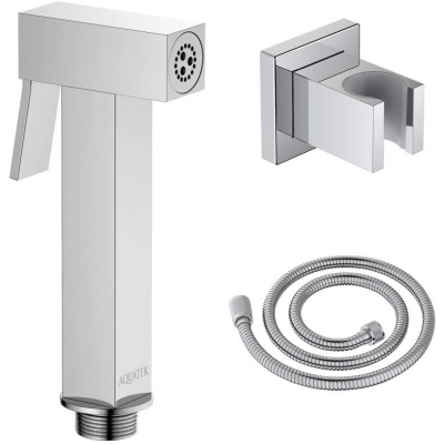 Гигиенический ручной душ со шлангом 120 см и держателем AQUATEK AQ2053CR купить с доставкой. 100% Оригинал. Гарантия!