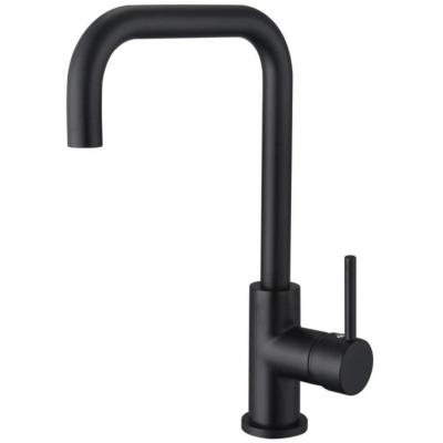 Смеситель для кухни AQUATEK (квадратный излив), матовый черный AQ1080MB купить с доставкой. 100% Оригинал. Гарантия!