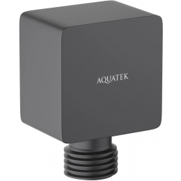 Шланговое подсоединение AQUATEK, матовый черный AQ2459MB